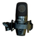SHURE PGA27 Large Diaphragm Cardioid Condenser Microphone w/ Stand Black Shure microphone on a white background