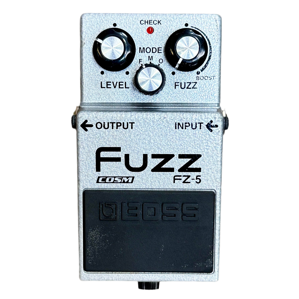 Boss FZ-5 Fuzz guitar effects pedal on a white background