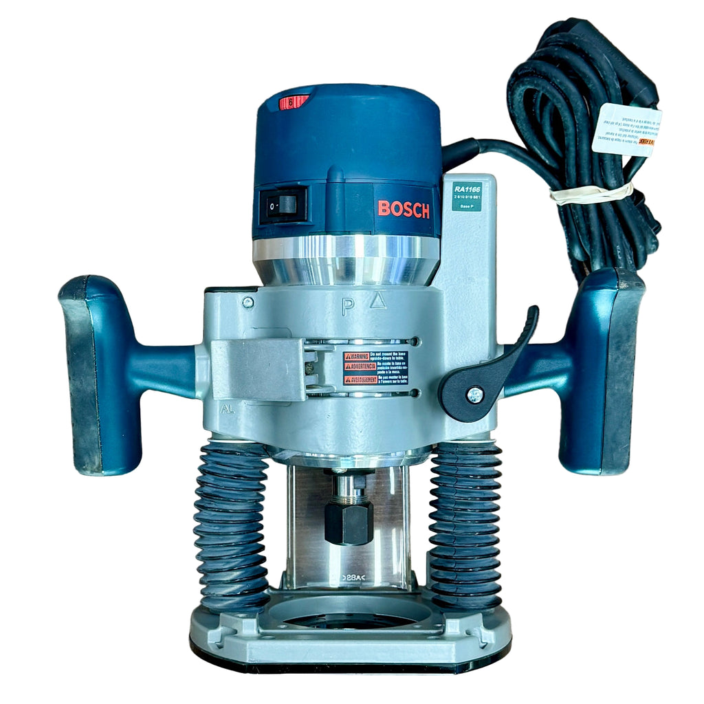 BOSCH 12-Amp Corded Variable Speed Plunge & Fixed Base Router Kit w/ Hard Case (1617EVS) back