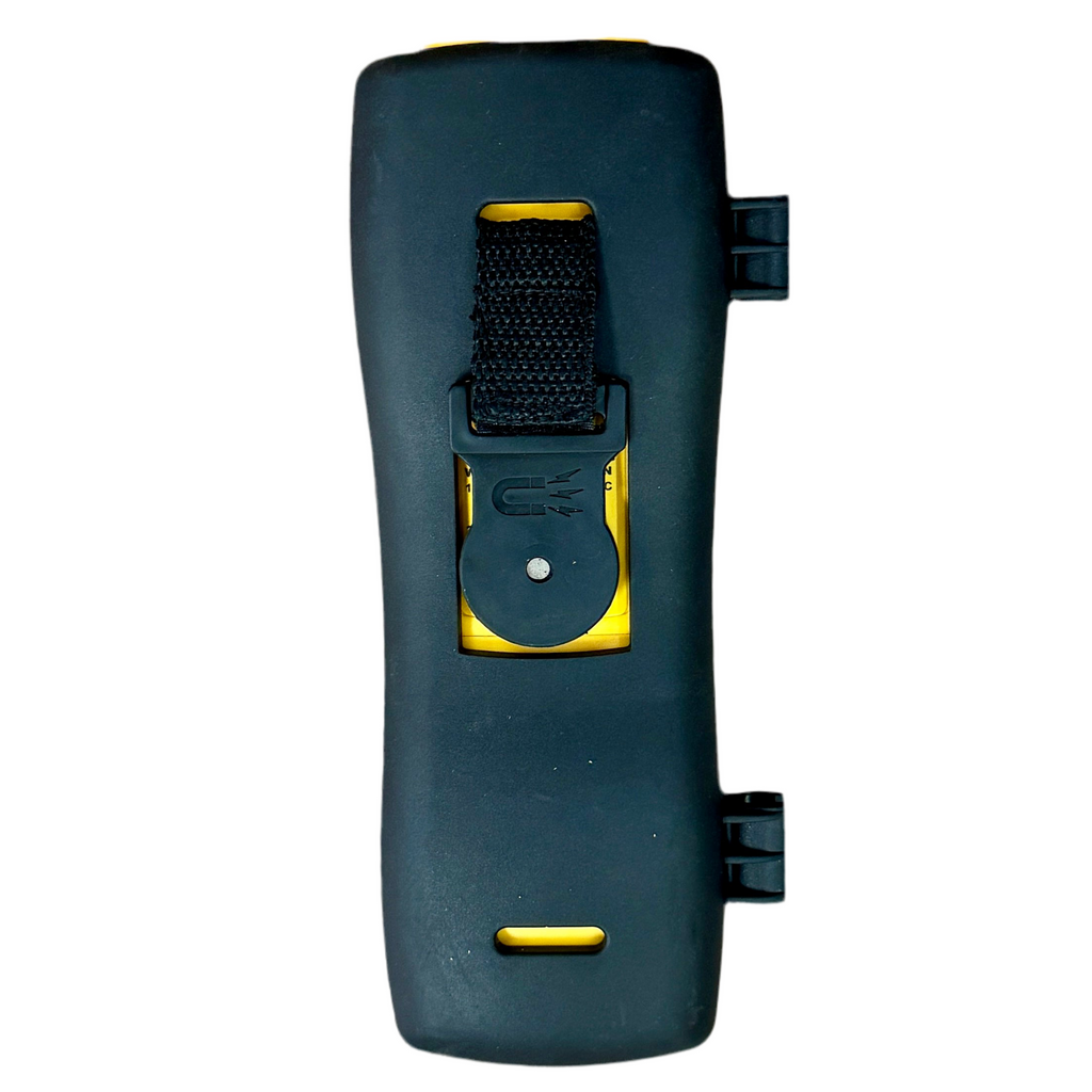 Fieldpiece SDP2 Dual In-Duct Psychrometer w/ Hard Case & Accessories Black and yellow device with a strap on a white background