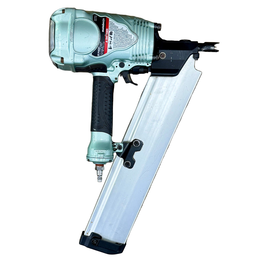Metabo HPT 21-Degree 3-1/2" Pneumatic Plastic Collated Framing Nailer (NR90AES1) back