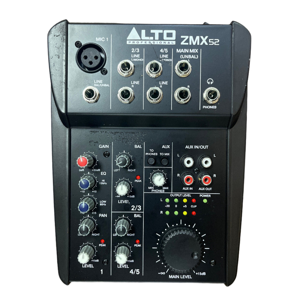 Alto ZMX52 5-Channel Compact Mixer