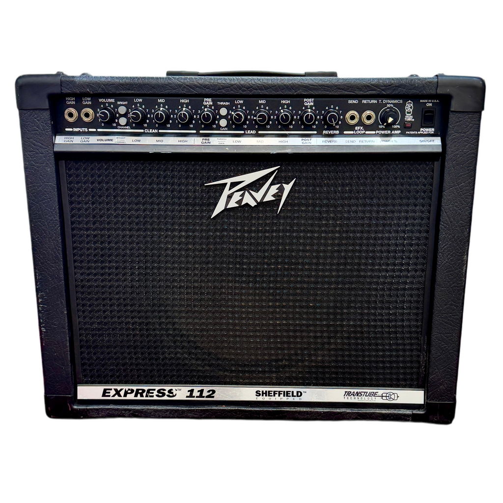 Peavey guitar amplifier on a white background