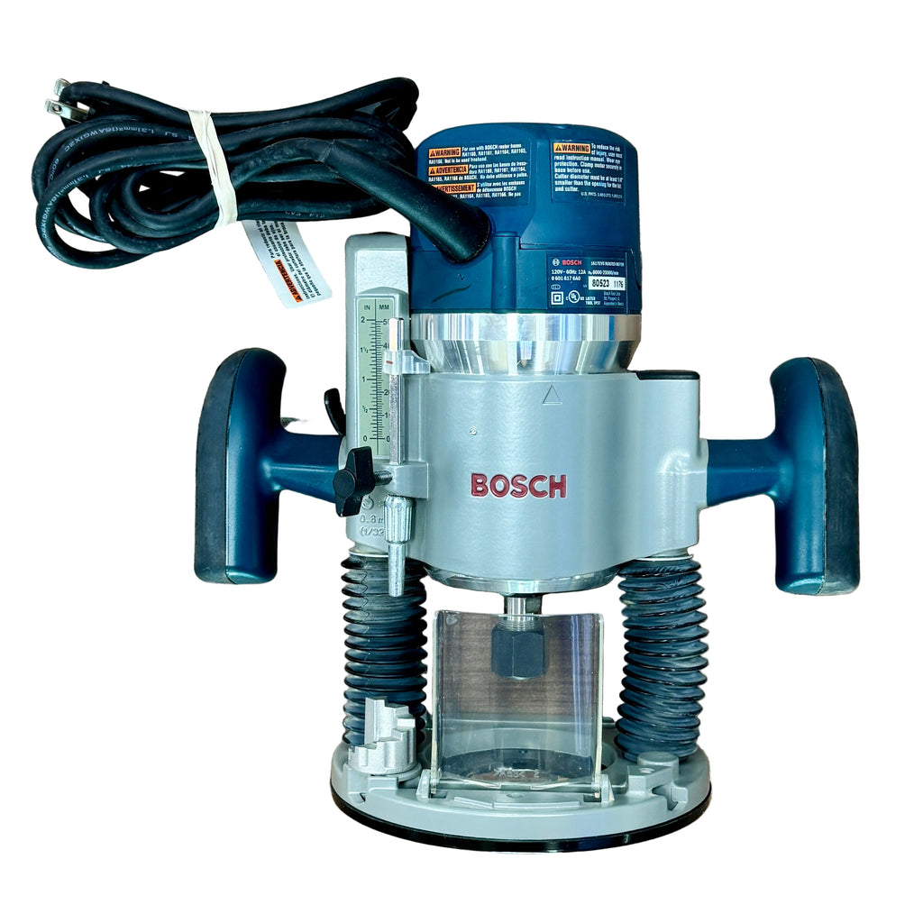 BOSCH 12-Amp Corded Variable Speed Plunge & Fixed Base Router Kit w/ Hard Case (1617EVS) front