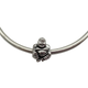 Pandora .925 Sterling Silver Buddha Charm Silver bracelet with a Buddha charm on a white background
