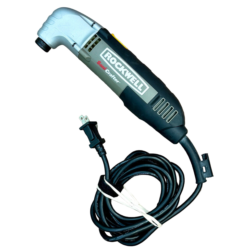 ROCKWELL SoniCrafter 2.3-Amp Corded Oscillating Multi-Tool (RK5100K) Rockwell tool on a wooden surface