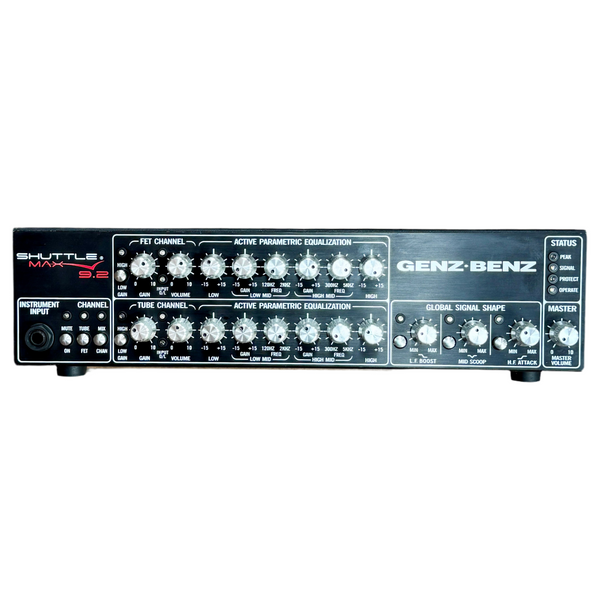 Genz Benz SHUTTLE MAX 9.2 Bass Amplifier Head w/ Footswitch & Case
