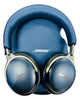 BOSE QuietComfort Ultra - 2nd Generation - Wireless Noise Cancelling Headphones - Desert Gold Blue Bose headphones on a beige background