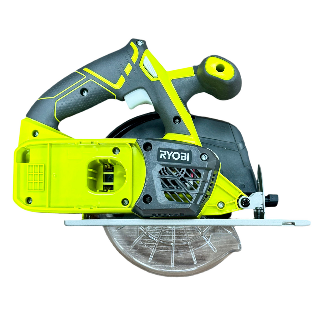 RYOBI ONE+ 18V 6-1/2" Cordless Circular Saw (P507) Ryobi circular saw on a white background