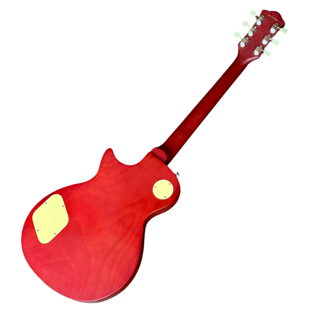 Bad Cat Instruments Les Paul Style Electric Guitar Red electric guitar with a white background
