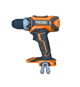 Ridgid power drill on a white background