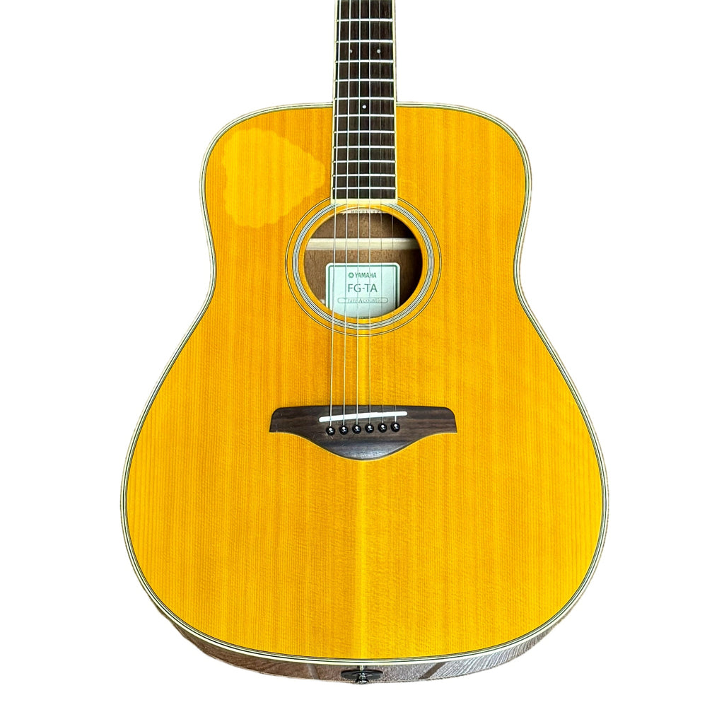 Yamaha FG-TA TransAcoustic Acoustic-Electric Guitar w/ Hard Case base