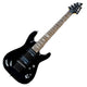 SCHECTER SGR C-7 SGR 7-String Electric Guitar - Gloss Black electric guitar on a wooden floor