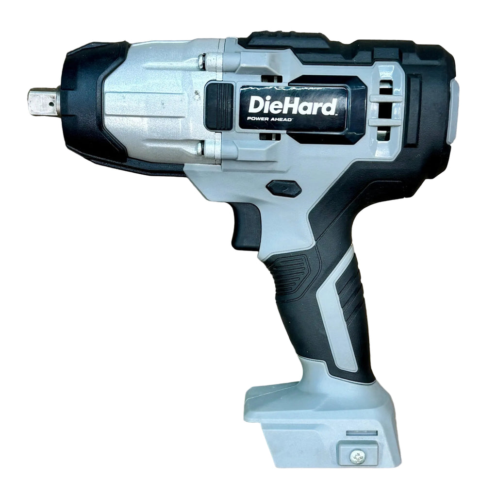 DieHard 20V 1/2" Cordless Variable Speed Impact Wrench w/ Battery & Charger (DH80004) DieHard power tool on a white background
