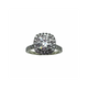 14K White Gold 2.25CTW Lab Created Diamond Halo Ring