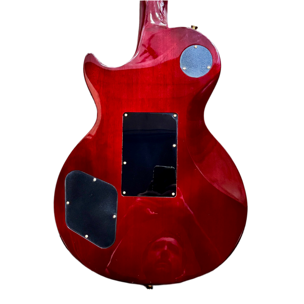 Epiphone Alex Lifeson Les Paul Custom Axcess Ruby Electric Guitar w/ Hard Case back