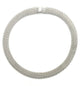 Tiffany & Co. Vintage .925 Sterling Silver Somerset Mesh Collar Necklace Silver chain necklace on a white background