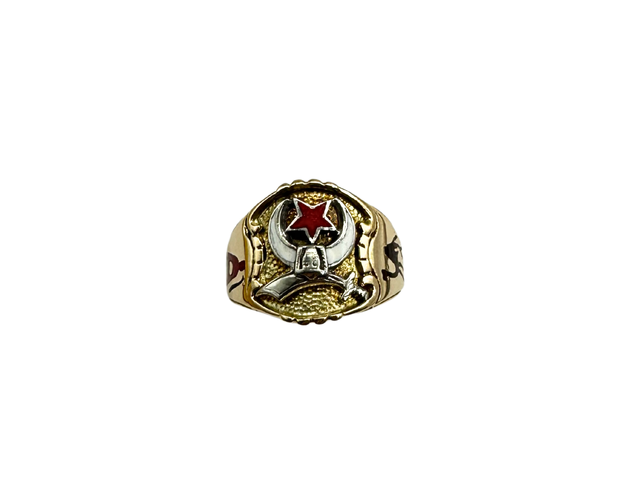 10k Yellow and White Gold Shriners Freemason Ring – Dick's Pawn Superstore