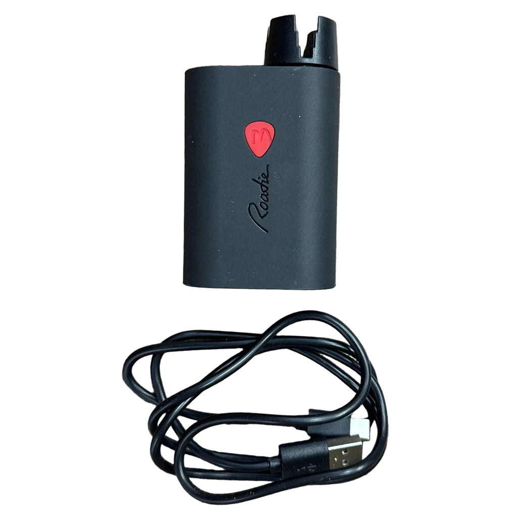 Band Industries Roadie 3 RD300 Automatic Guitar Tuner Black electronic device with a USB cable on a white background