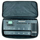LINE 6 POD HD500X Guitar Multi-Effects Floor Processor Pedal w/ Soft Case Guitar effects pedal with carrying case on a wooden floor