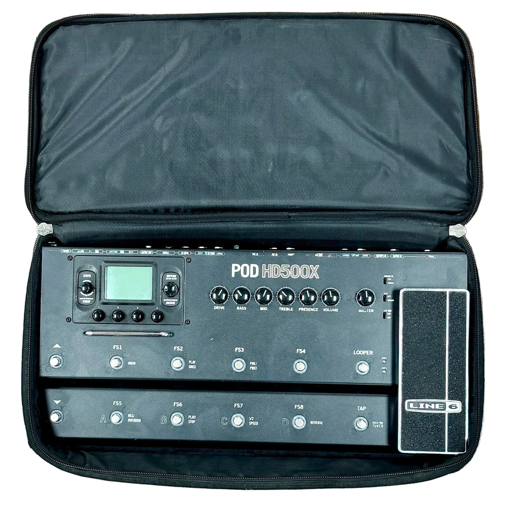 LINE 6 POD HD500X Guitar Multi-Effects Floor Processor Pedal w/ Soft C
