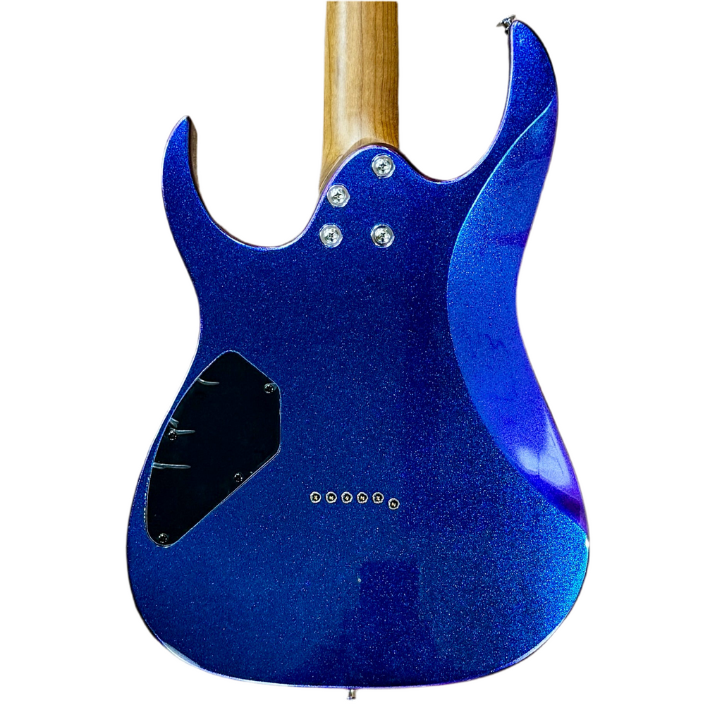 Ibanez GiO Electric Guitar Blue electric guitar with a white background