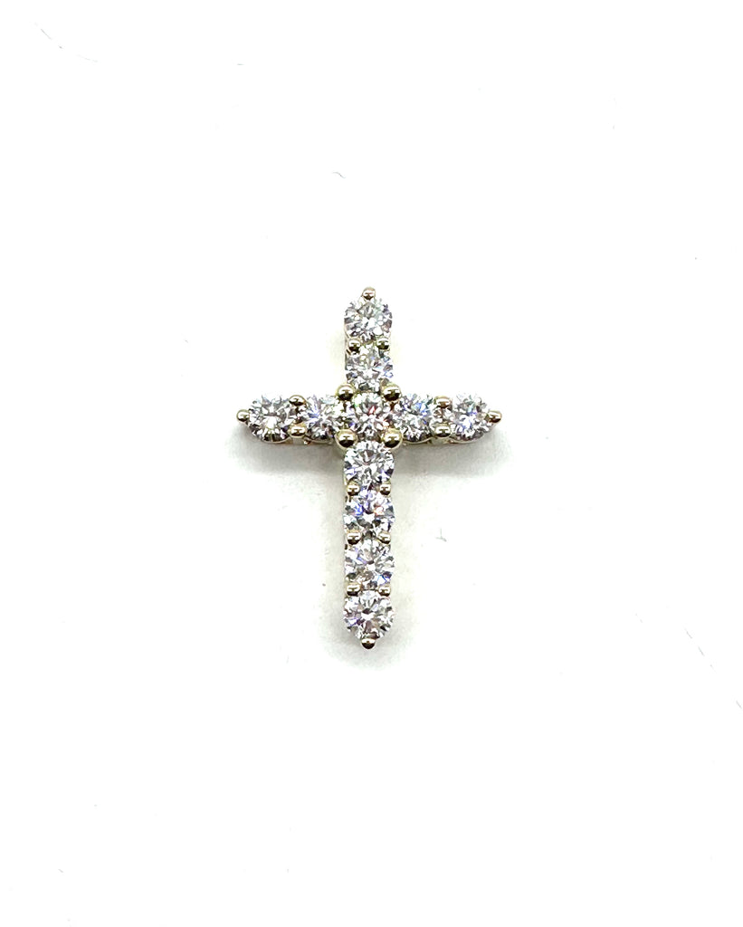 Lab Diamond Cross Pendant