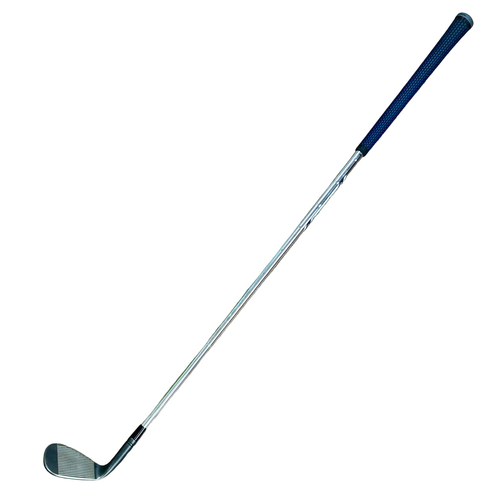TaylorMade MG3 Milled Grind 3 60-Degree Wedge RH Golf Club Golf club with blue grip on a white background