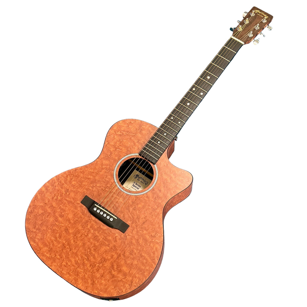 Martin X Series Special Acoustic-Electric Guitar w/ Soft Case Acoustic guitar on a blue textured surface