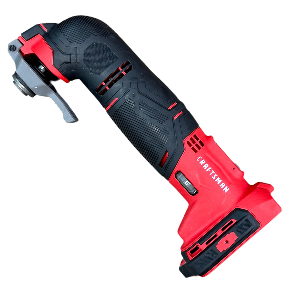 CRAFTSMAN V20 Cordless Variable Speed Oscillating Multi-Tool w/ Battery (CMCE500) Red and black Craftsman power tool on a white background