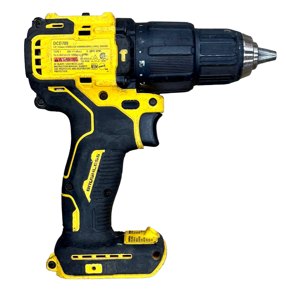 DeWalt ATOMIC 20V MAX 1/2" Brushless Cordless Compact Hammer Drill/Driver w/ Battery & Charger (DCD709) back