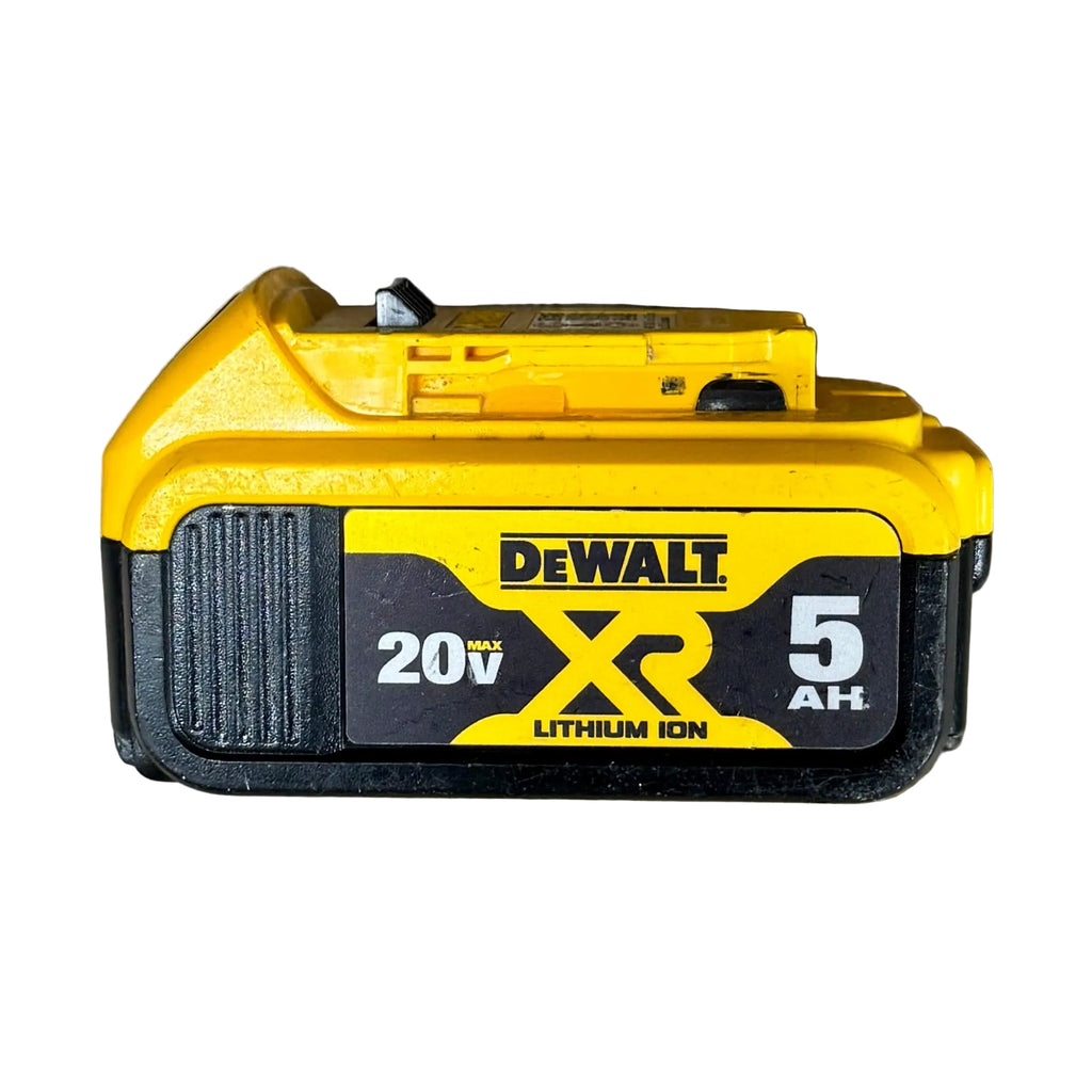 DeWalt 20V MAX XR 30-Degree 3-1/2" Brushless Cordless Paper Collated Framing Nailer w/ Battery (DCN930) DeWalt 20V lithium-ion battery on a white background