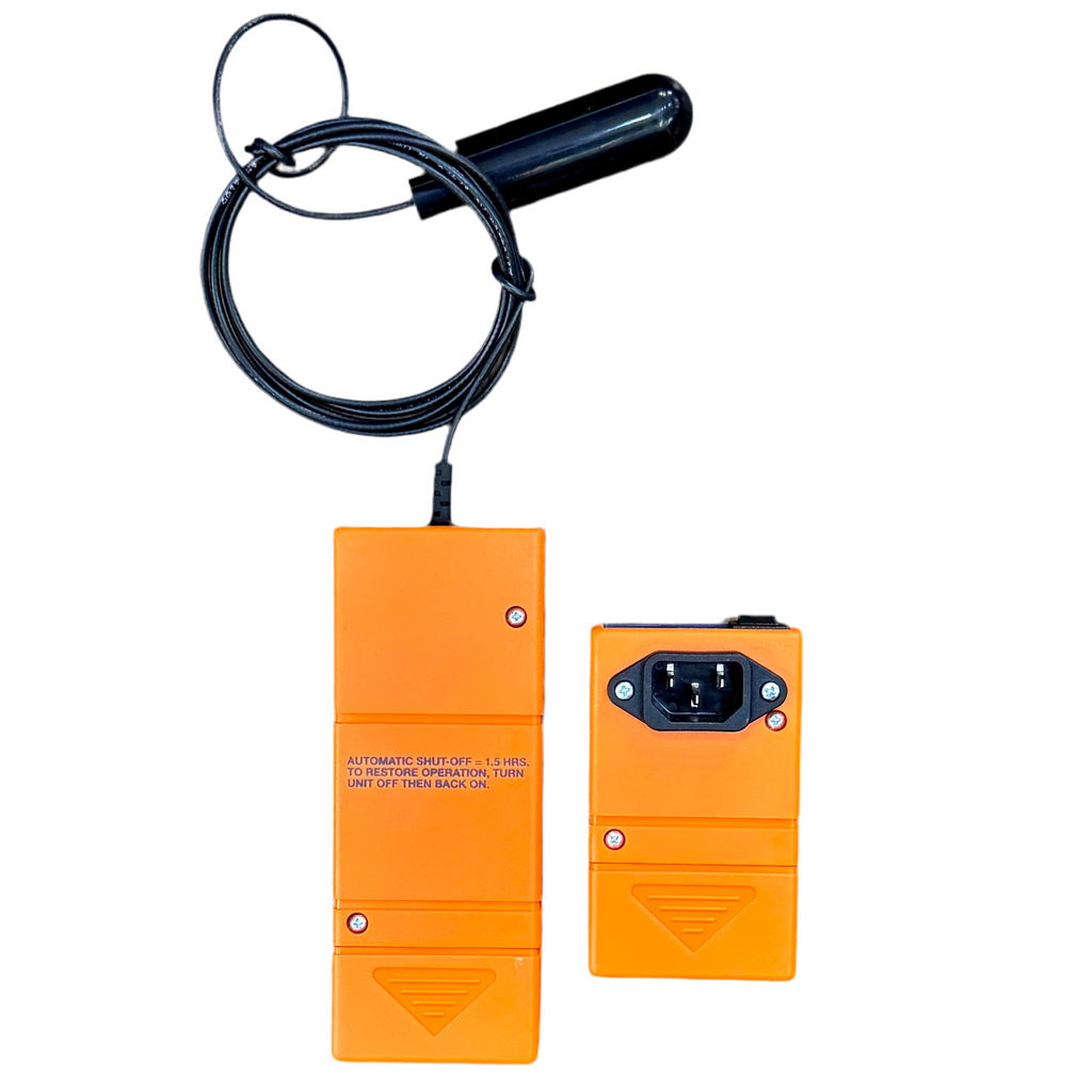 Tempo Communications 508S-G Irrigation Cable Locator & Wire Finder w/ Hard Case Orange inspection camera with flexible cable on a white background