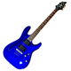 Schecter Diamond Series OMEN-6 Electric Guitar Blue electric guitar on a white background
