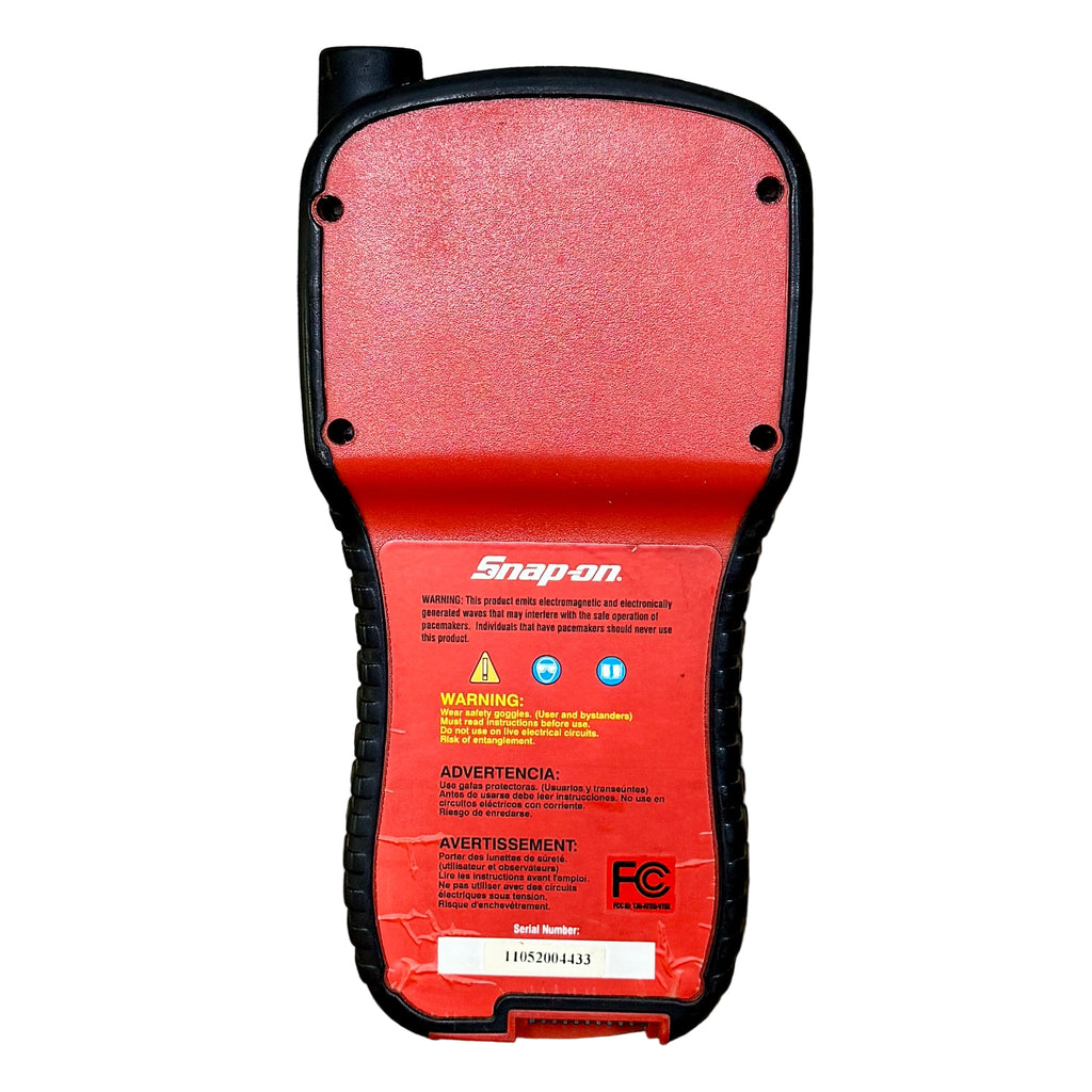 Snap-On Tire Pressure Sensor System Tool w/ Hard Case (TPMS3) Red Snap-on tool on a wooden surface