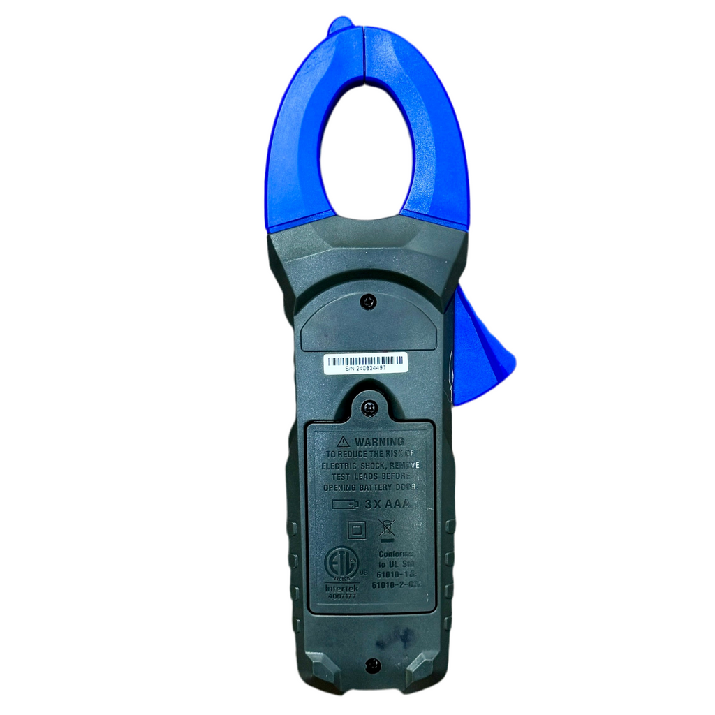 CEN-TECH CC300 400-Amp TRMS Auto-Ranging Digital Clamp Meter back