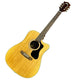 GUILD D-140CENAT Acoustic-Electric Guitar Acoustic guitar on a wooden floor