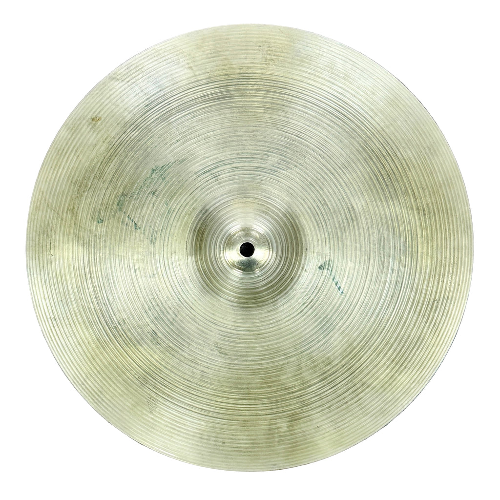 SABIAN AA 16" Crash Cymbal Brass cymbal on a wooden surface
