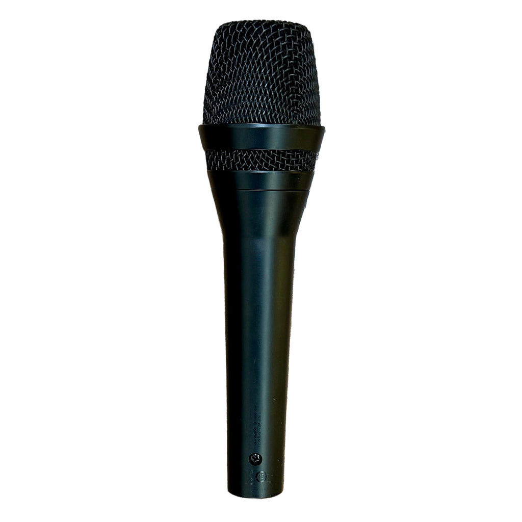 AKG P5i Supercardioid Dynamic Vocal Microphone Black microphone on a wooden surface