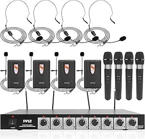 Pyle 8 Channel Wireless Microphone System