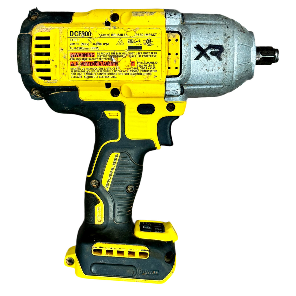 DeWalt 20V MAX XR High Torque Impact Wrench (DCF900) back