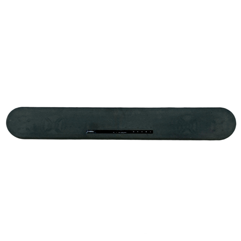 Yamaha ATS-1080 Sound Bar with Built-In Subwoofers Black soundbar on a white background