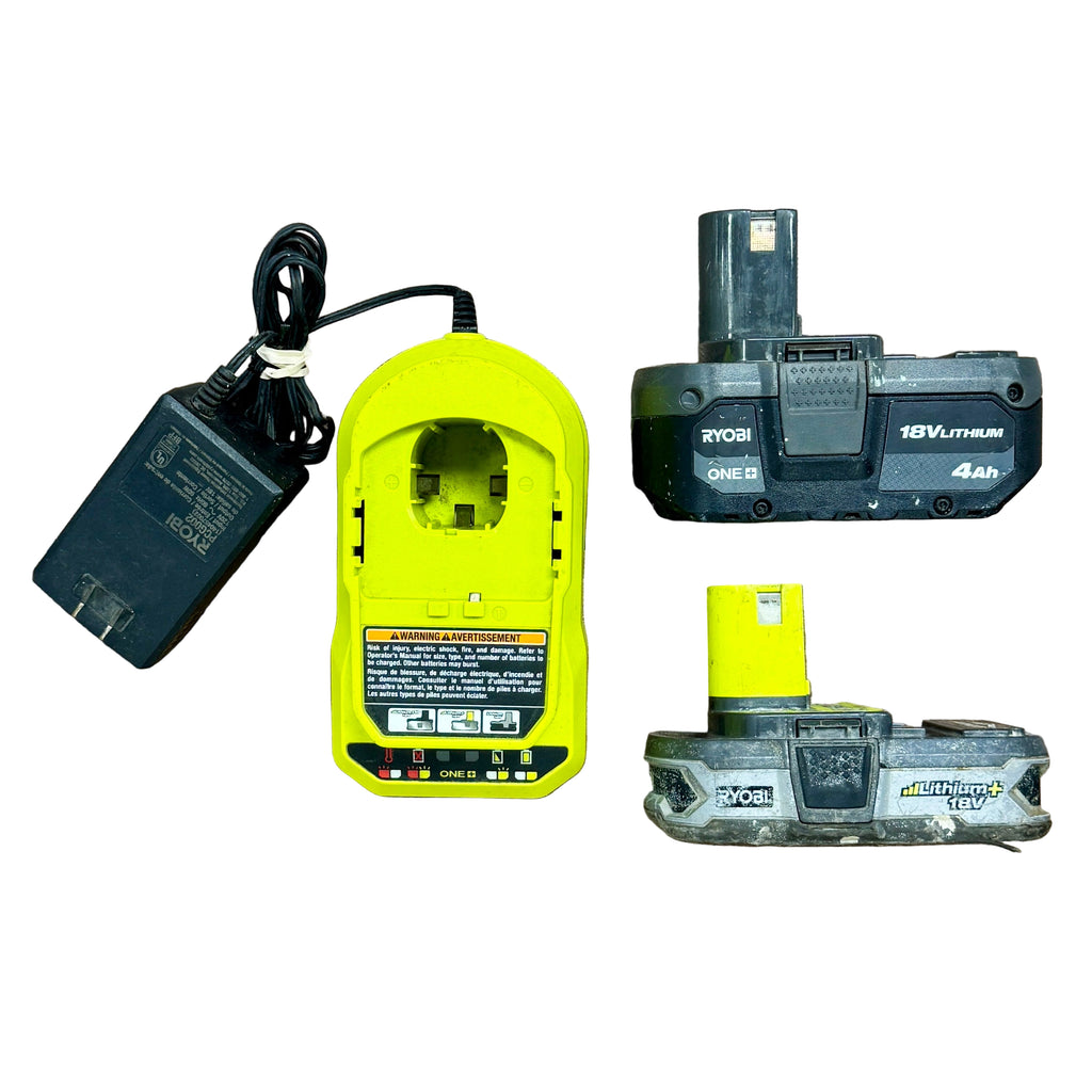 RYOBI ONE+ 18V 18-Gauge 2" Cordless AirStrike Brad Nailer w/ 2 Batteries & Charger (P321) accessories