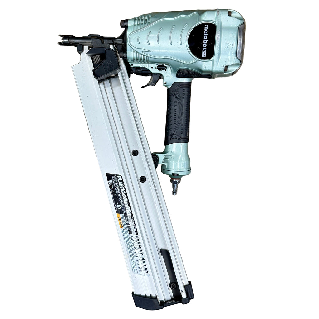 Metabo HPT 21-Degree 3-1/2" Pneumatic Plastic Collated Framing Nailer (NR90AES1)