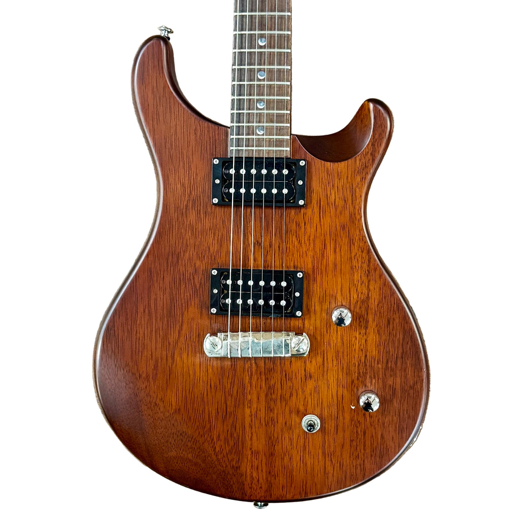 PRS Paul Reed Smith SE Standard Electric Guitar Brown electric guitar on a wooden floor