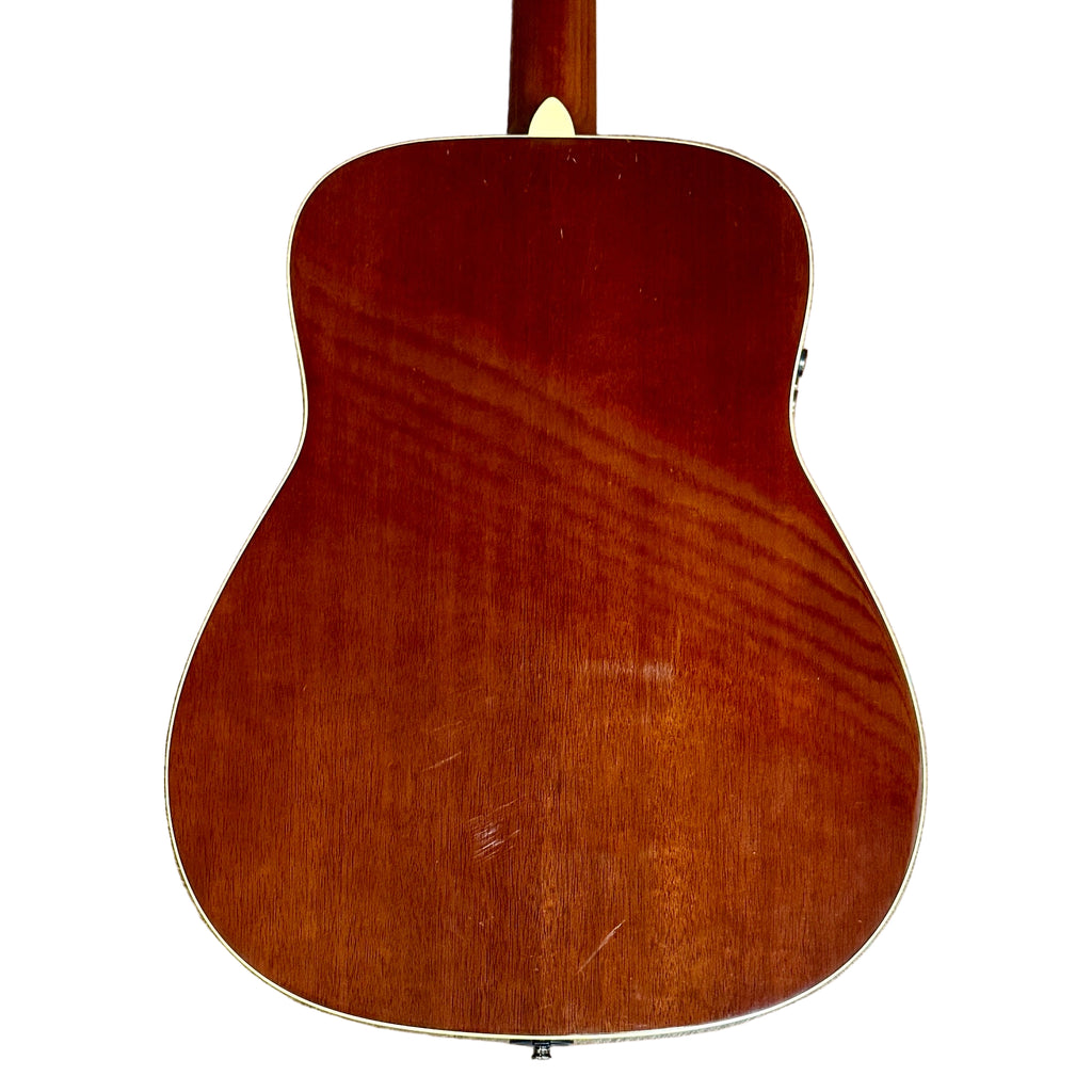 Yamaha FG-TA TransAcoustic Acoustic-Electric Guitar w/ Hard Case closeup