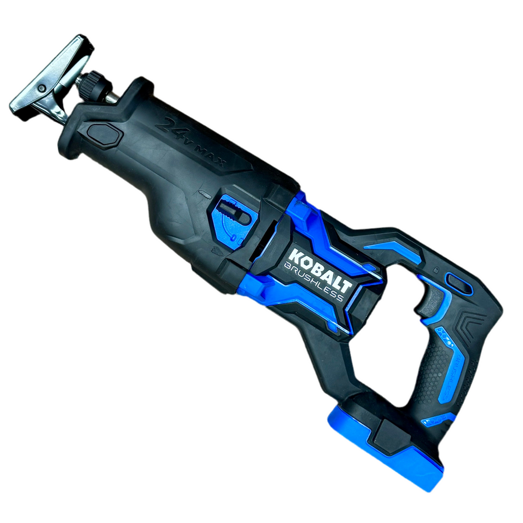 Kobalt XTR 24V Variable Speed Brushless Cordless Reciprocating Saw w/ Battery & Case (124B-03) front