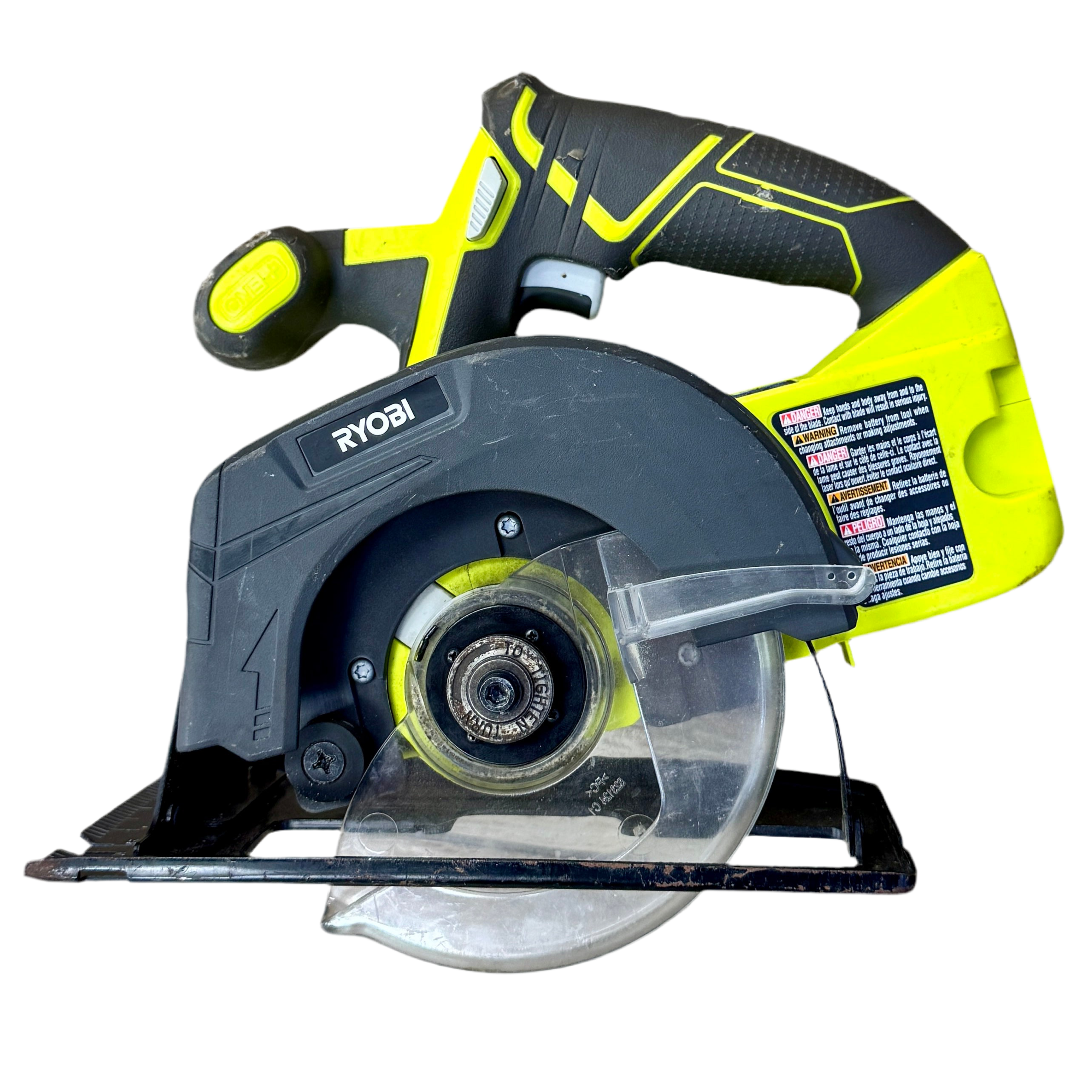 Cut Ryobi Circular Saw 18v Battery RYOBI ONE+ 18V Cordless 6-1/2