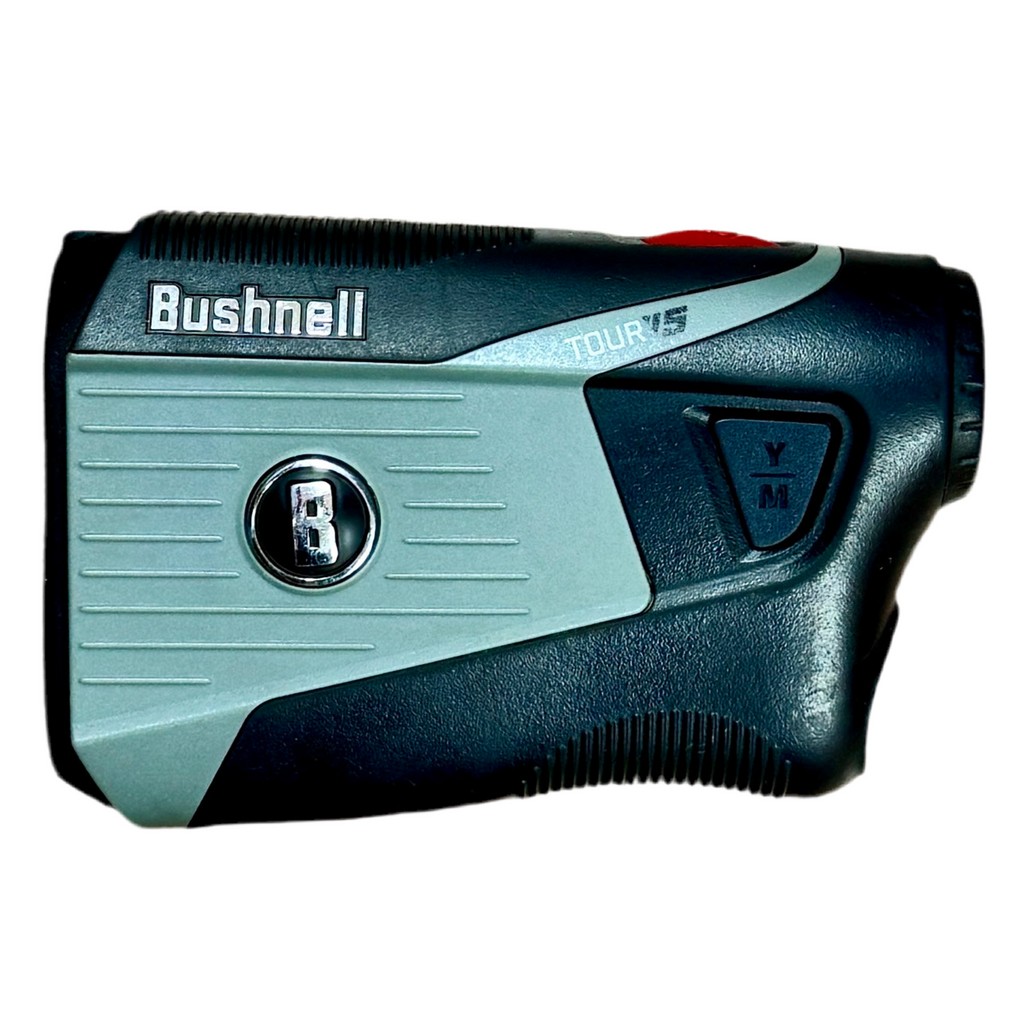 Bushnell TOUR V5 Laser Golf Rangefinder Bushnell golf laser rangefinder on a white background