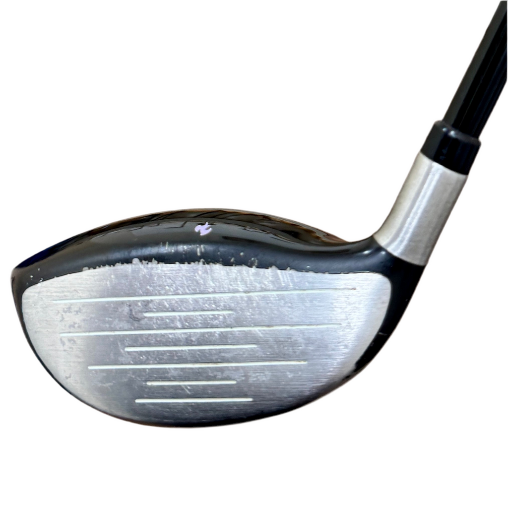 TaylorMade BURNER SUPERFAST 3 Wood RH Golf Club Golf club head with sand design on a white background